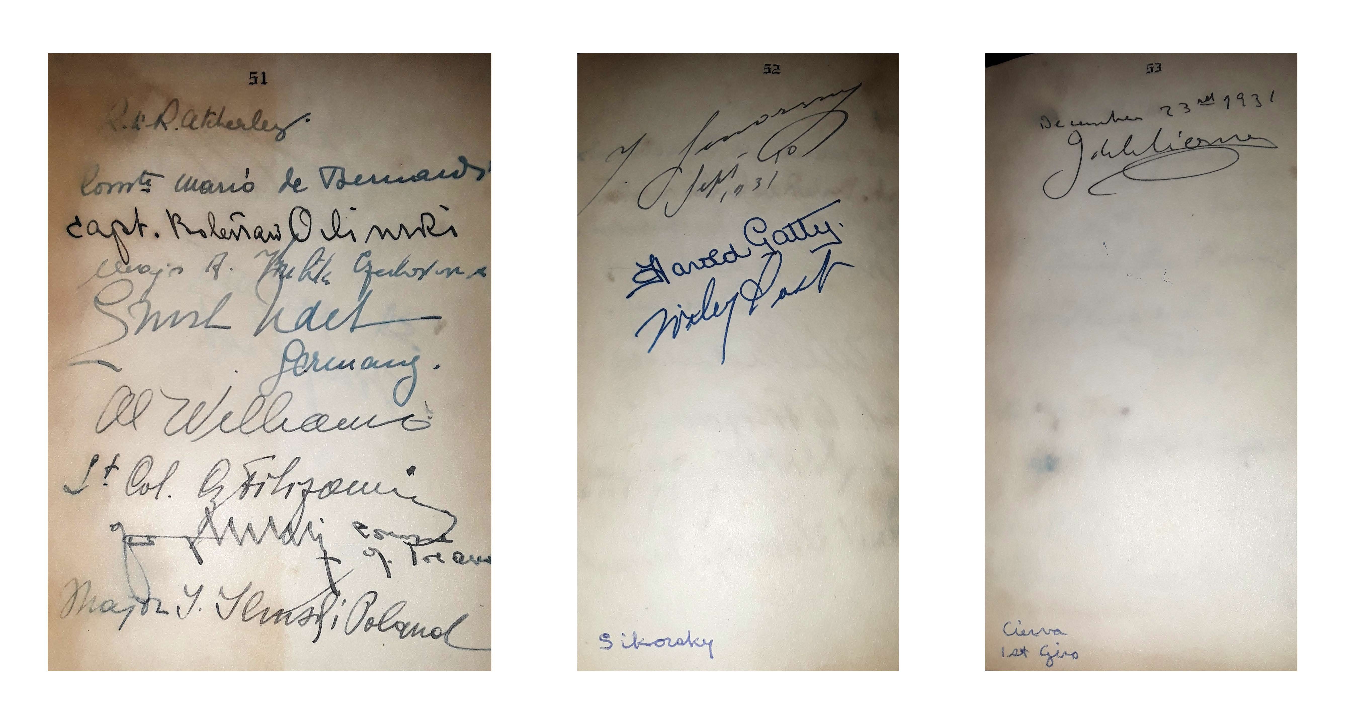 International pilots page 51, Wiley Post, Juan de la Cierva